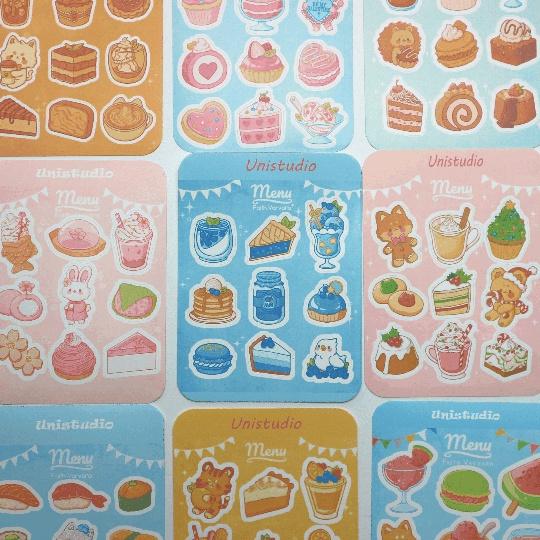 Sticker trang trí bullet jourmal - sticker trang trí sổ tay, sổ nhật kí - Made By Unistore