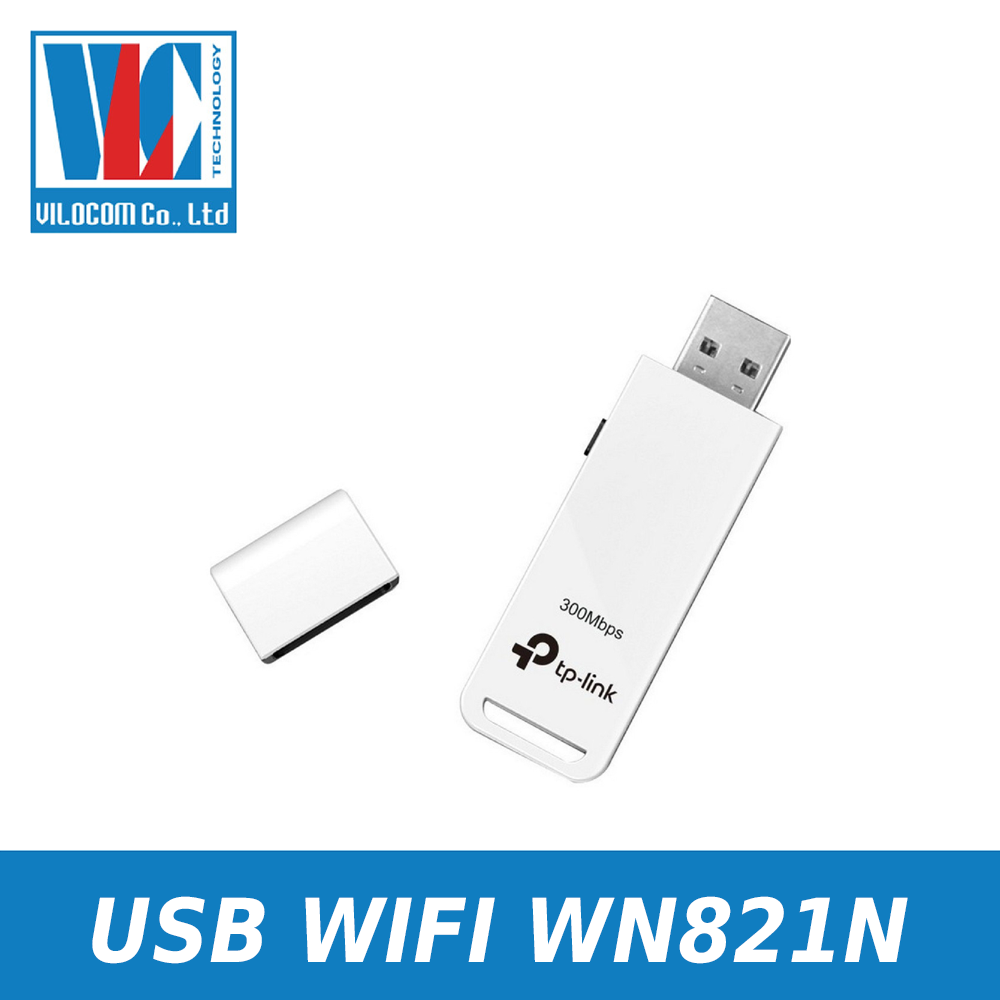 USB Thu Wifi Tp-Link WN821N chuẩn N tốc độ 300Mbps - Hàng Chính Hãng