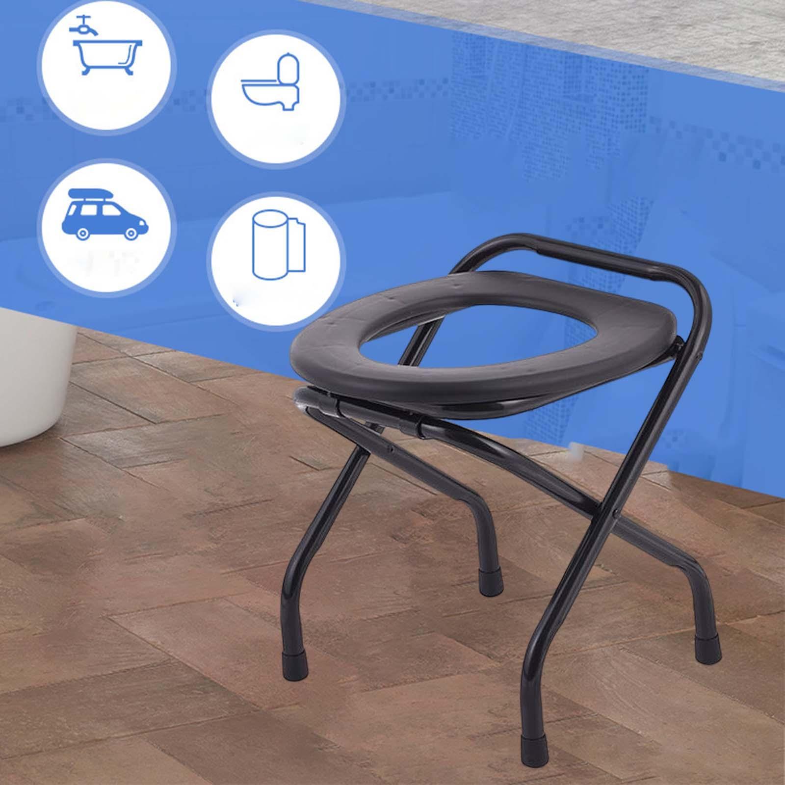 Squatting Toilet Stool Chairs Moveable Washable Stable for Toilet Bathroom