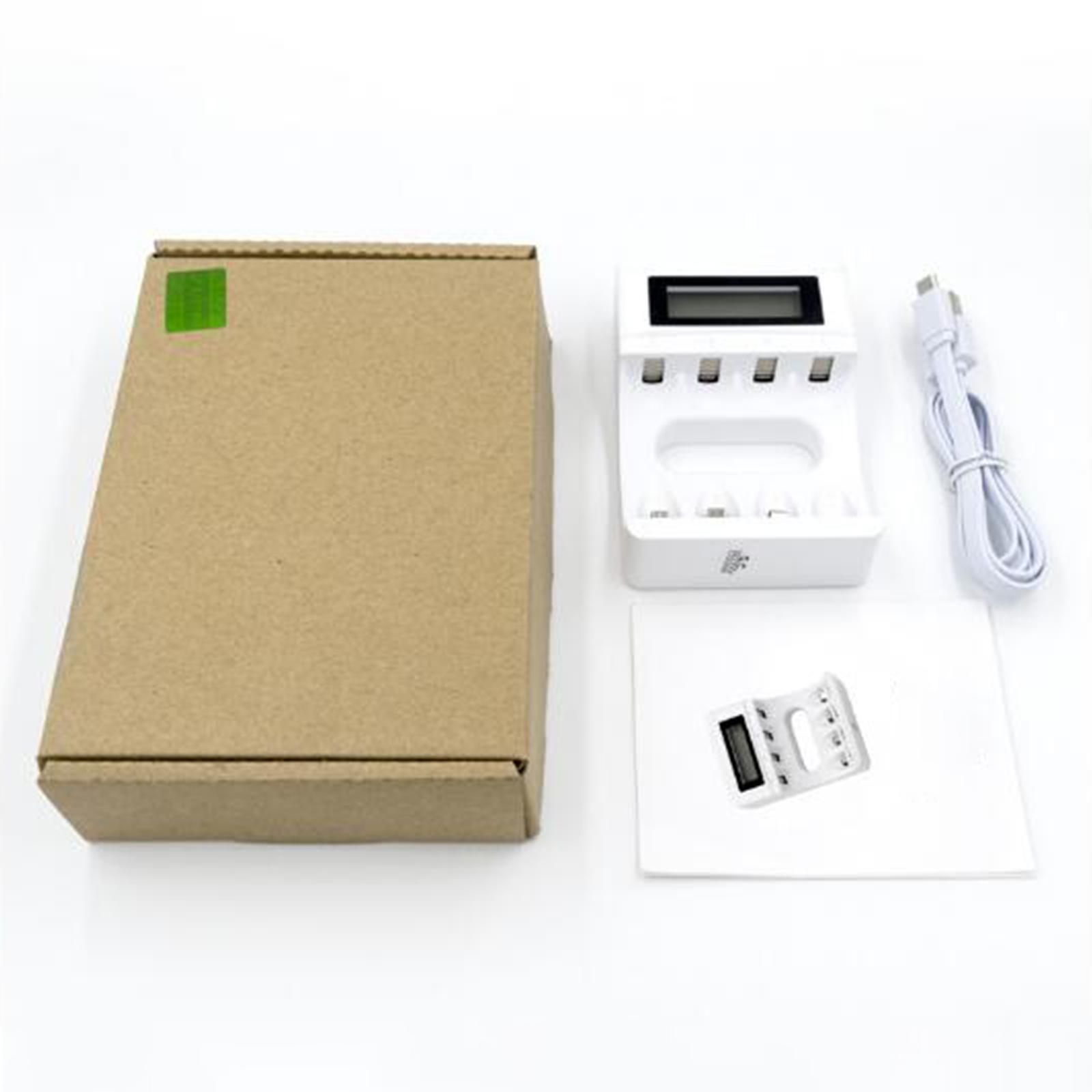 Battery Charger LCD Display for   Rechargeable Batteries Flashlight