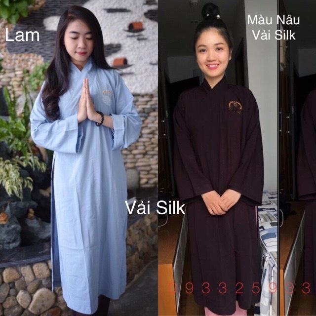 ĐỒ LAM ĐI CHÙA Áo Tràng Kate Mịn Nam - Nữ