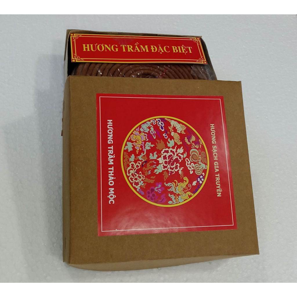 NHANG VÒNG HƯƠNG TRẦM GIA TRUYỀN ĐẶC BIỆT HỘP 10 VÒNG .ĐỐT 10 GIỜ ,20GIỜ