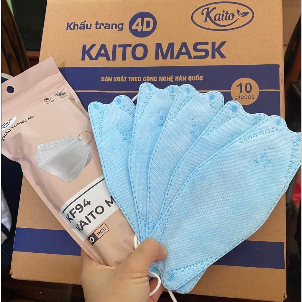 (Túi 10 chiếc) Khẩu Trang 4D MASK KF94 SH Công Nghệ Dập Hàn Quốc, Thiết Kế Thời Trang, Kháng Khuẩn