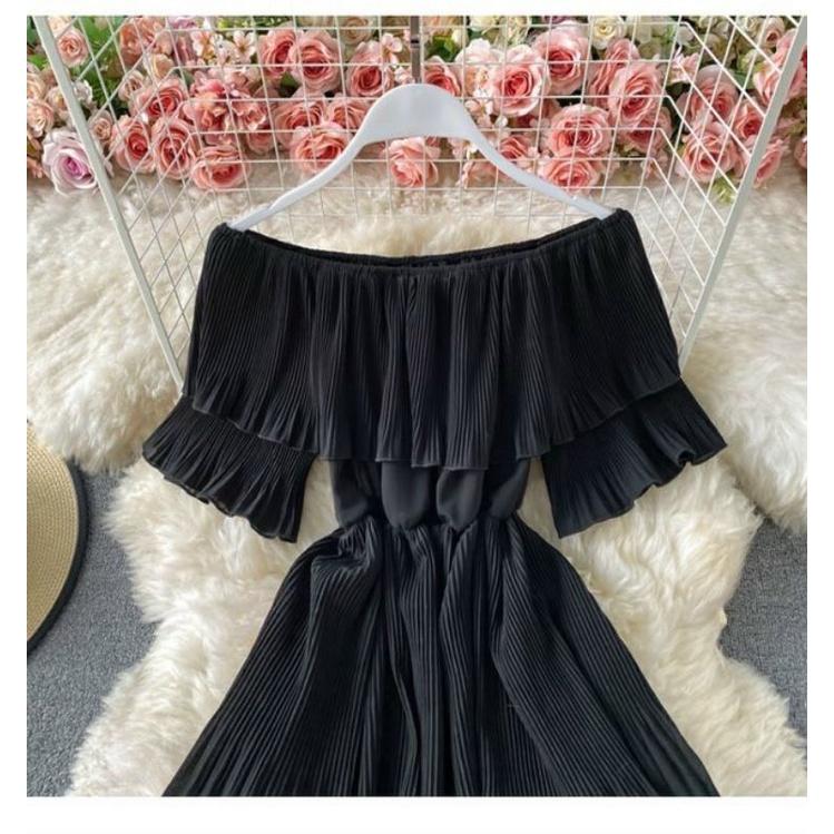 ĐẦM MAXI TẦNG TRỄ VAI