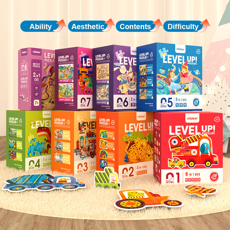 Bộ Xếp Hình Nâng Cao Mideer Advanced Puzzle - Level 7 Dành Cho Bé Gái Từ 6 Tuổi