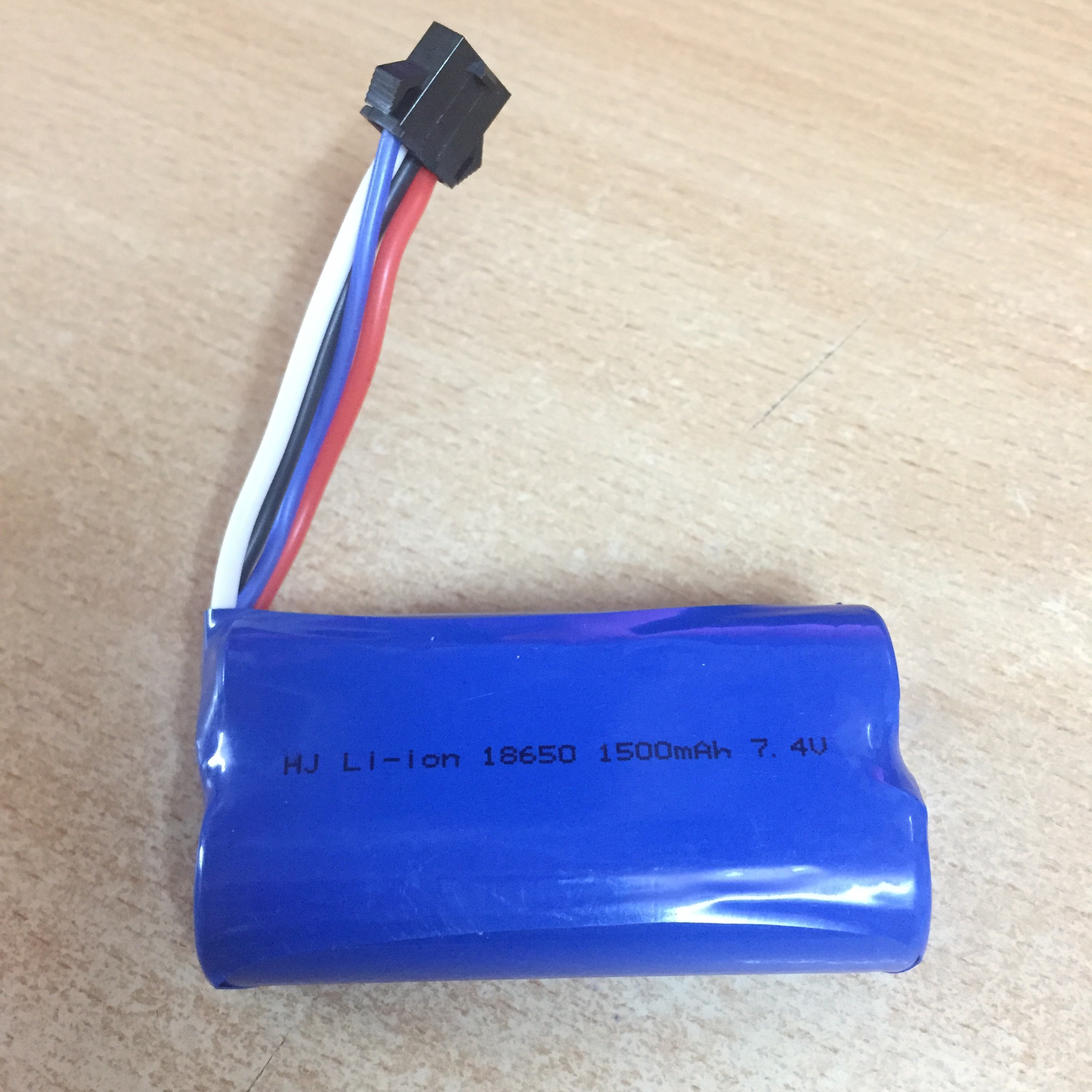 Pin sạc điện áp 7.4V dung lượng 1500mAh chân cắm SM KET-4P