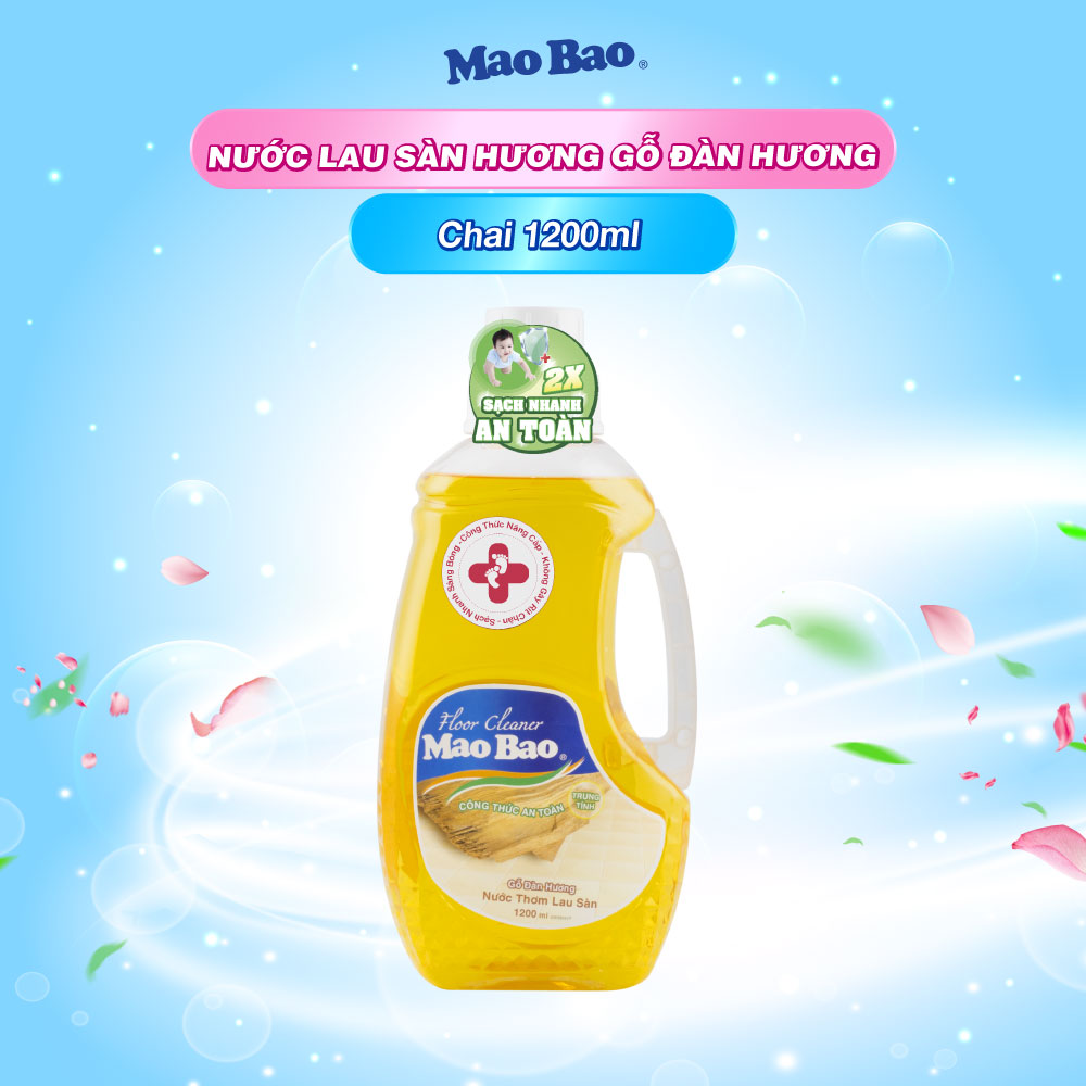 Nước Lau Sàn Gỗ Đàn Hương 1200Ml