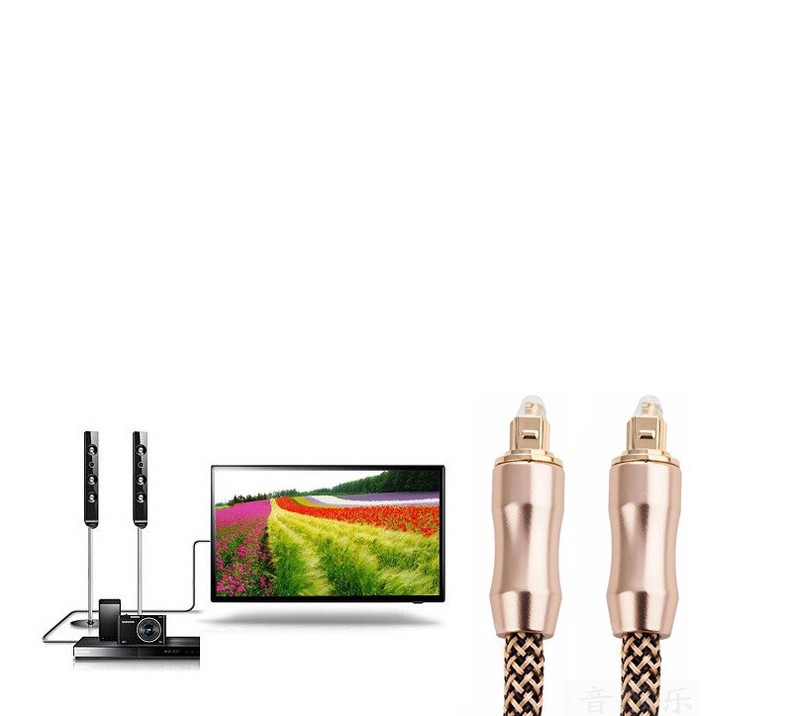 Cáp quang âm thanh mạ vàng 24k Toslink Optical 1.5m