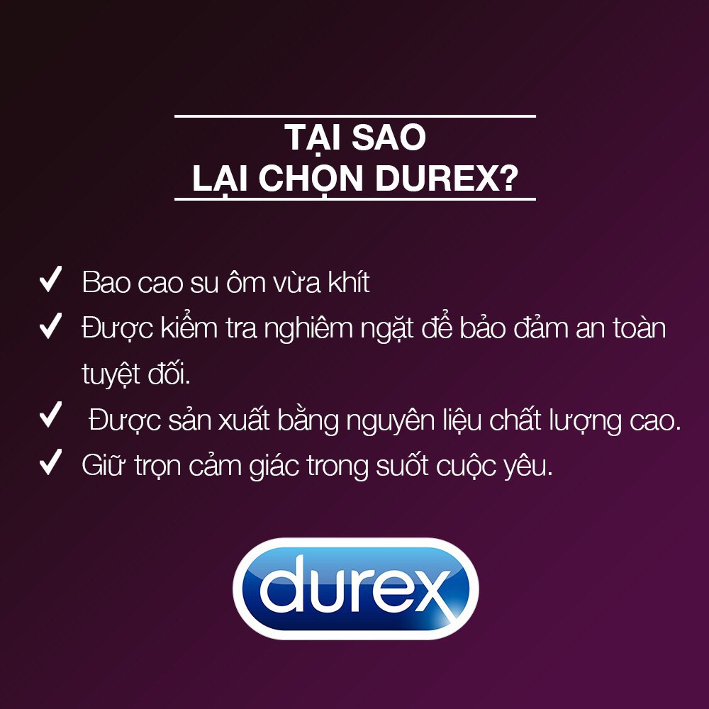 Bao cao su Durex Performa 12 bao / hộp  +Tặng 1 bao cao su INNOVA Siêu gai