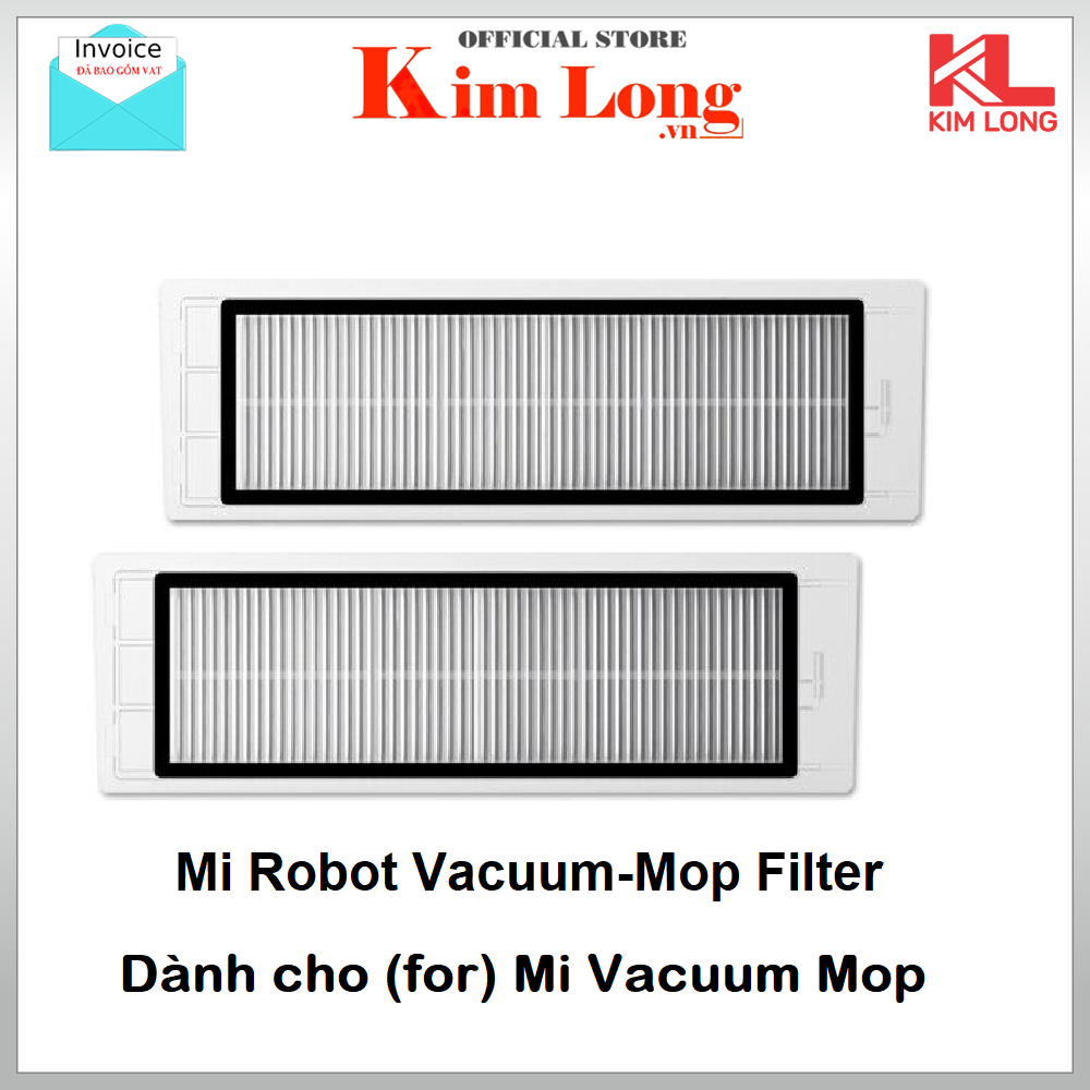 Tâm lọc bụi cho Robot Xiaomi Vacuum Mop - Bộ 2 cái (SKV4129TY) - Hàng chính hãng