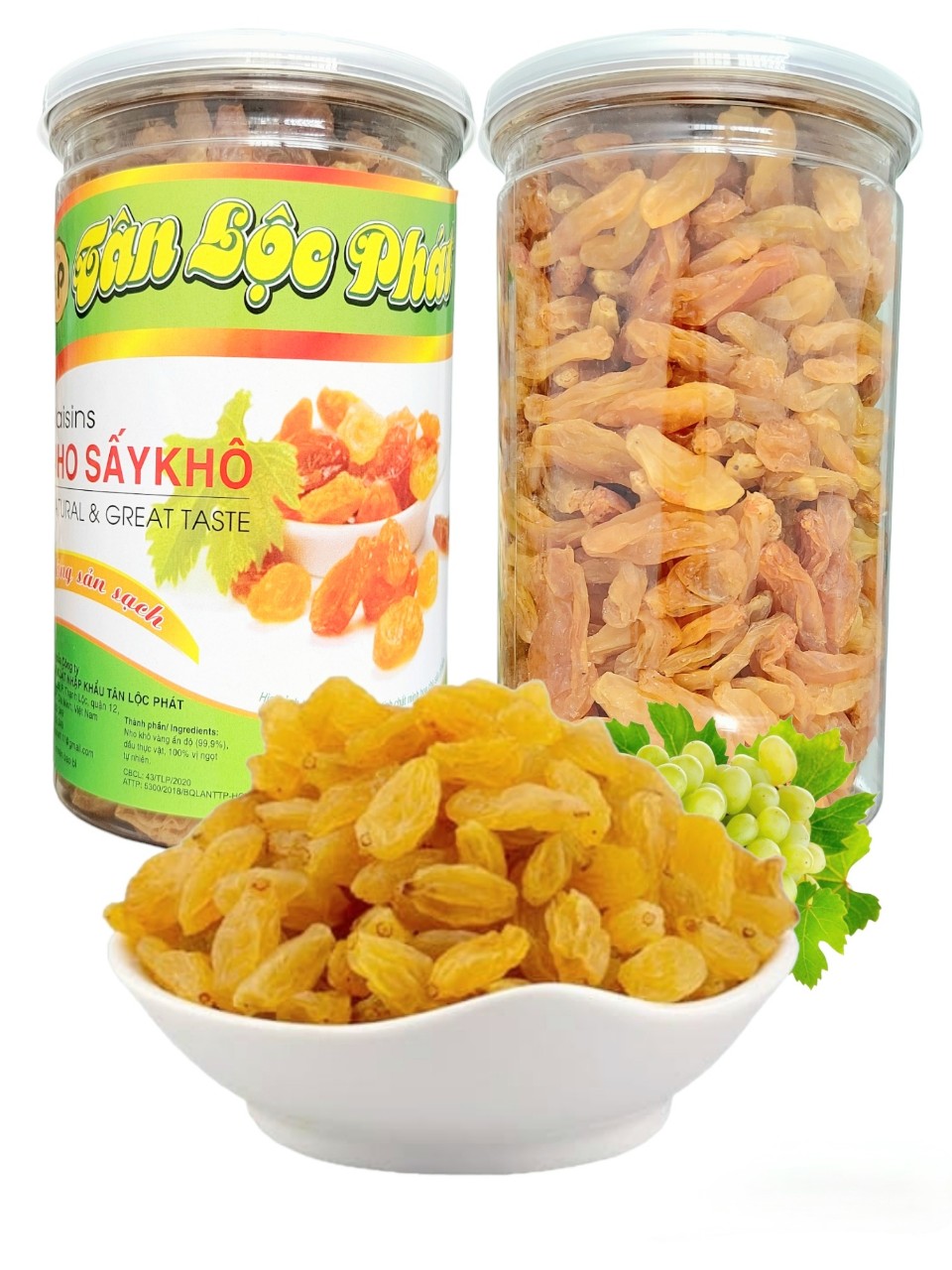 1KG NHO VÀNG SẤY KHÔ NHẬP KHẨU VỊ CHUA NGỌT TLP - COMBO 2 HŨ