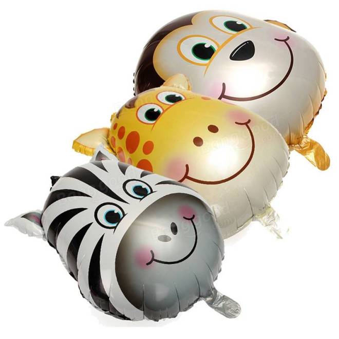 Bộ bong bóng cho bé trai bé gái chủ đề rừng xanh balloon combo tnoi93