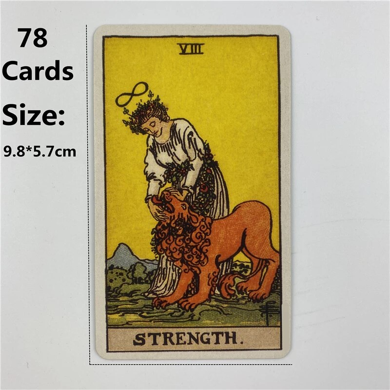 Bộ Bài Smith Waite Tarot Hộp Sắt 78 Thẻ Mạ Xanh