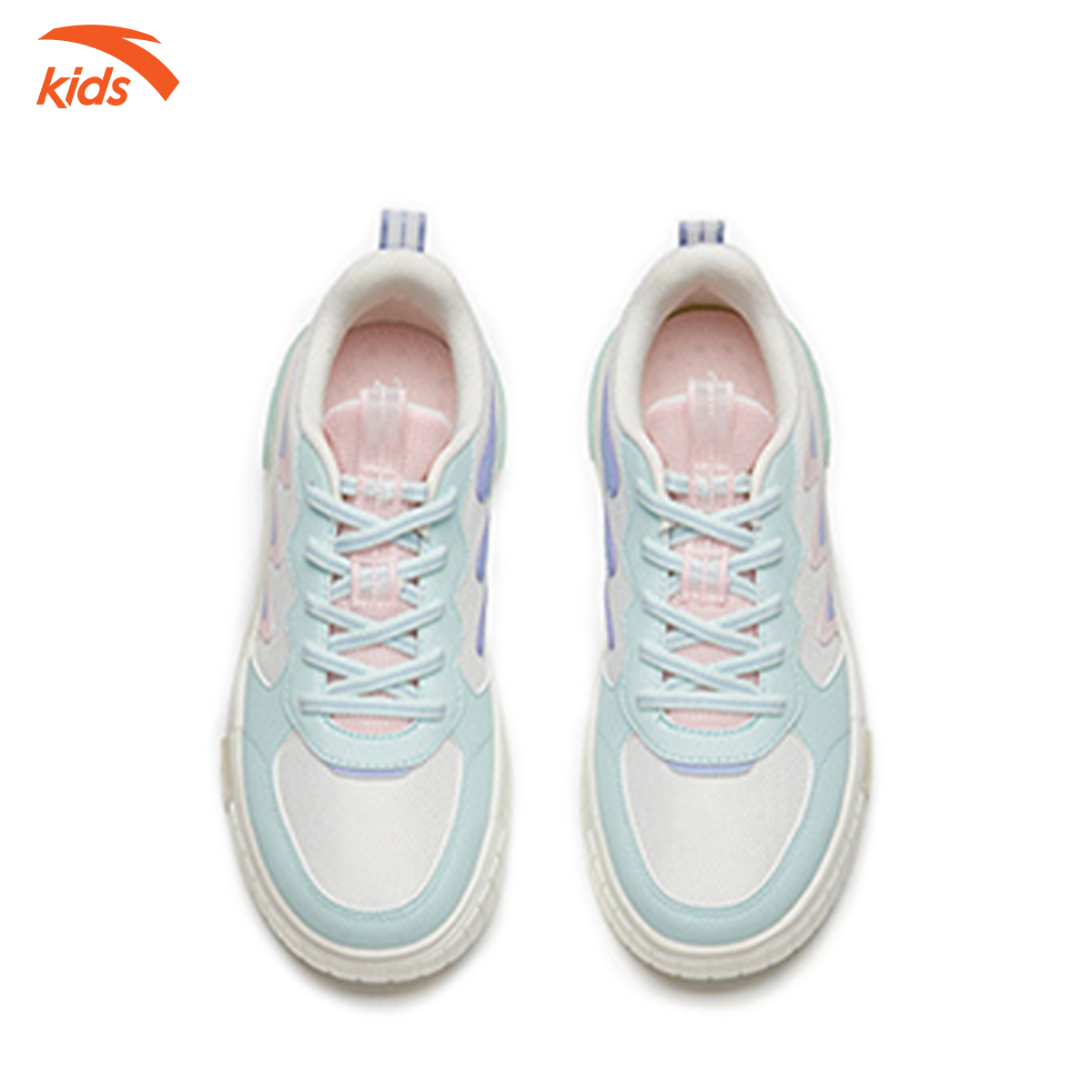 Giày thể thao bé gái Anta Kids, lót giày siêu êm, mặt lưới thoáng khí W322238006-8