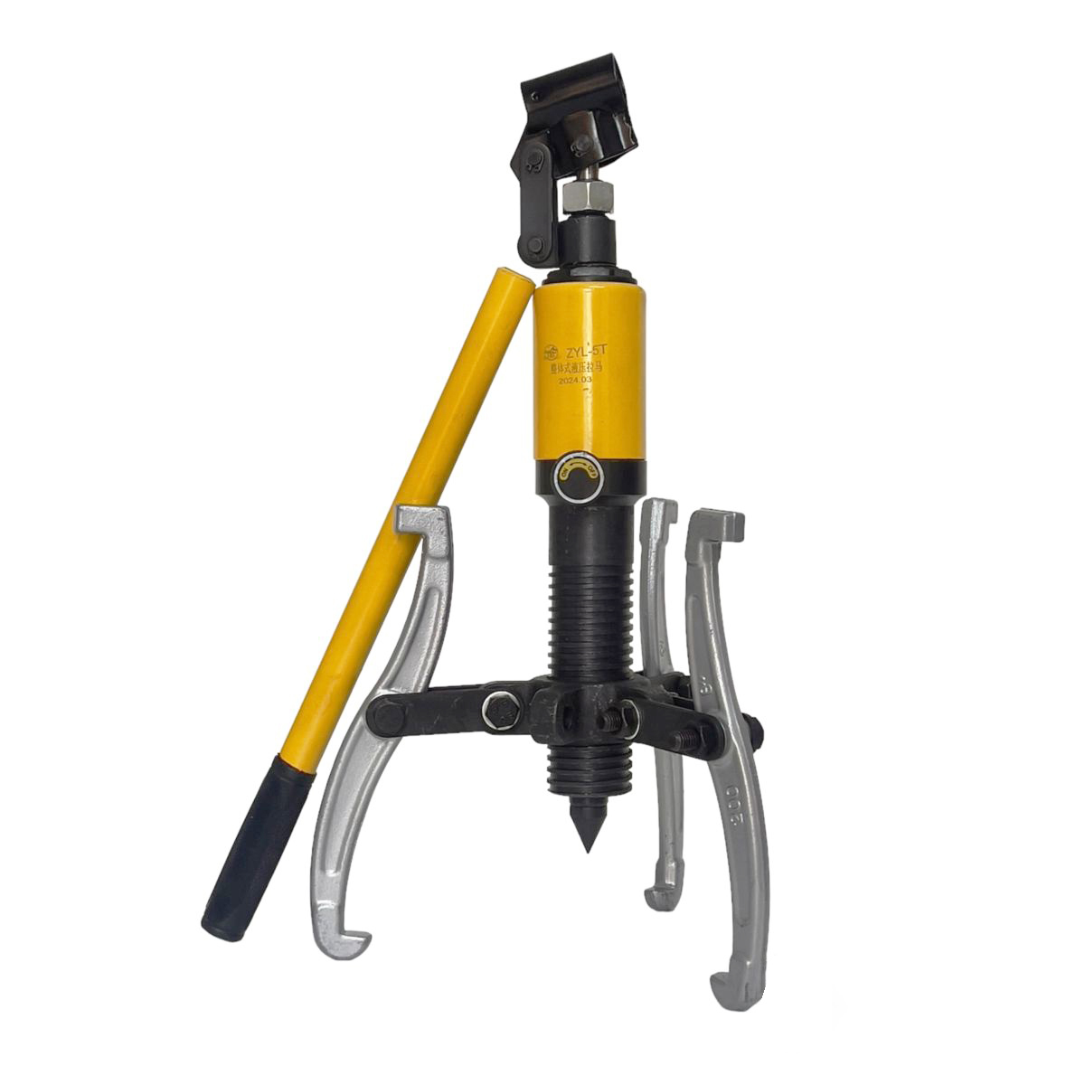 Cảo 3 càng thủy lực, cảo buly, bánh răng, vòng bi cỡ lớn YL-5T lực kéo 5 tấn