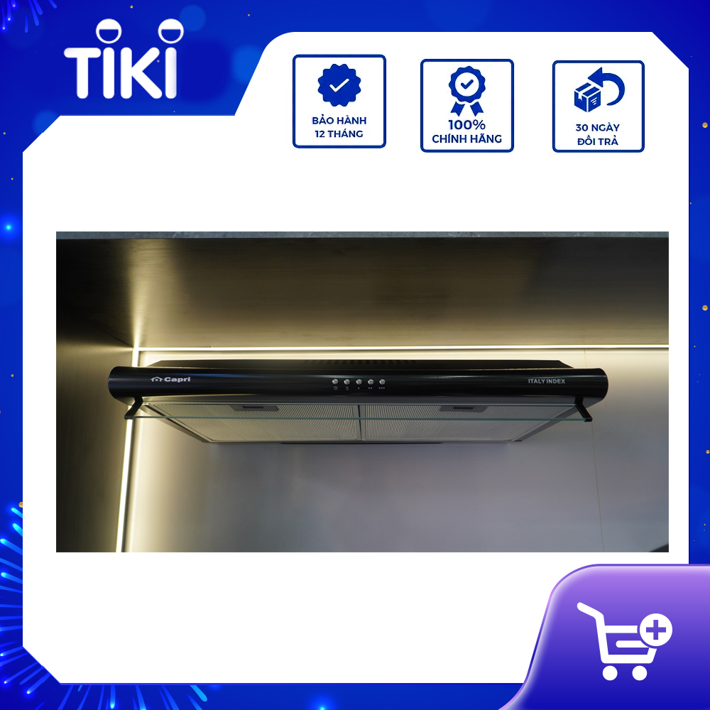 Máy Hút Mùi Âm Tủ Capri CR-270B - Hàng Chính Hãng, Nhập Khẩu Malaysia, Động Cơ Mạnh Mẽ, Ổn Định, Bền Bỉ