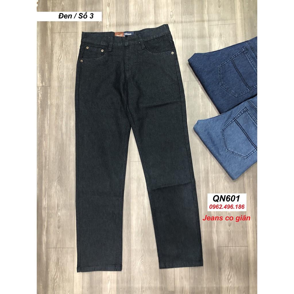 Quần jean Straight Fit (ống suông) co giãn QN601