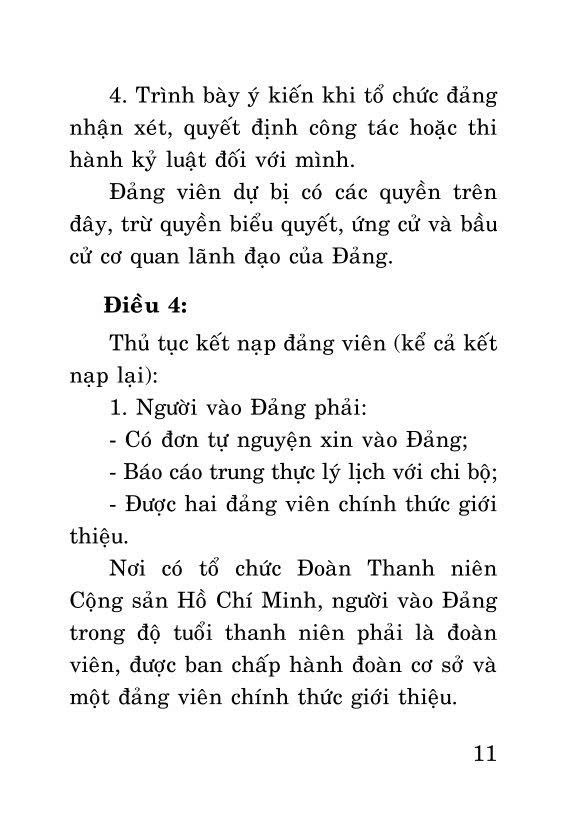 Điều lệ Đảng Cộng sản Việt Nam