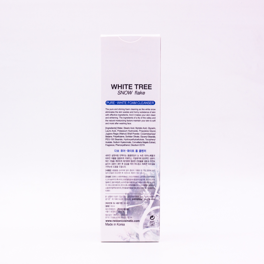 Sữa rửa mặt Cây Tuyết Trắng Dabo Hàn Quốc có hạt Massage Dabo White Tree Snow Flake (150ml)