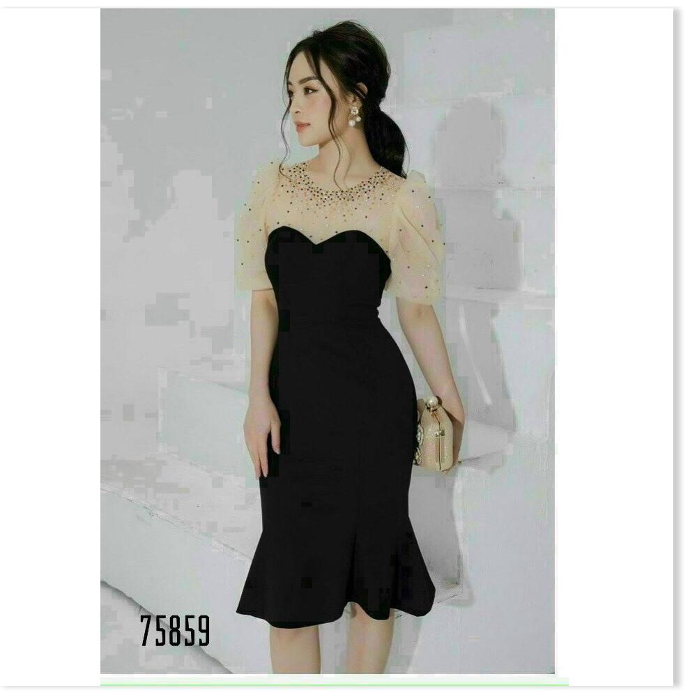 ĐẦM UMI ĐÍNH NGỌC MÀU SẮC XINH XẮN NHƯNG KHÔNG KÉM PHẦN SÁNG TRỌNG