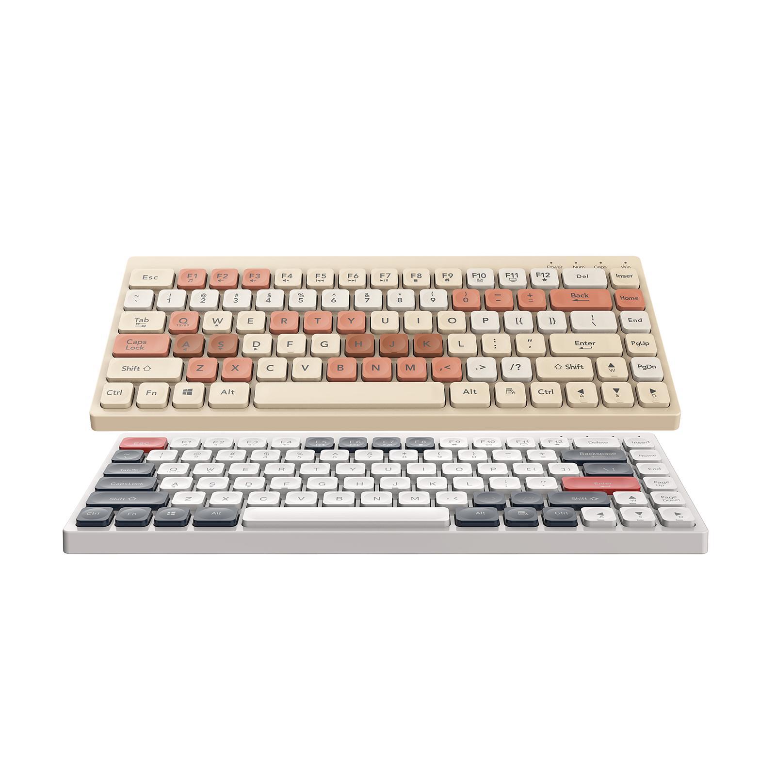 Mini 84 Key Gaming Keyboard 12 Multimedia Keys for Desktop PC Gamer Laptop