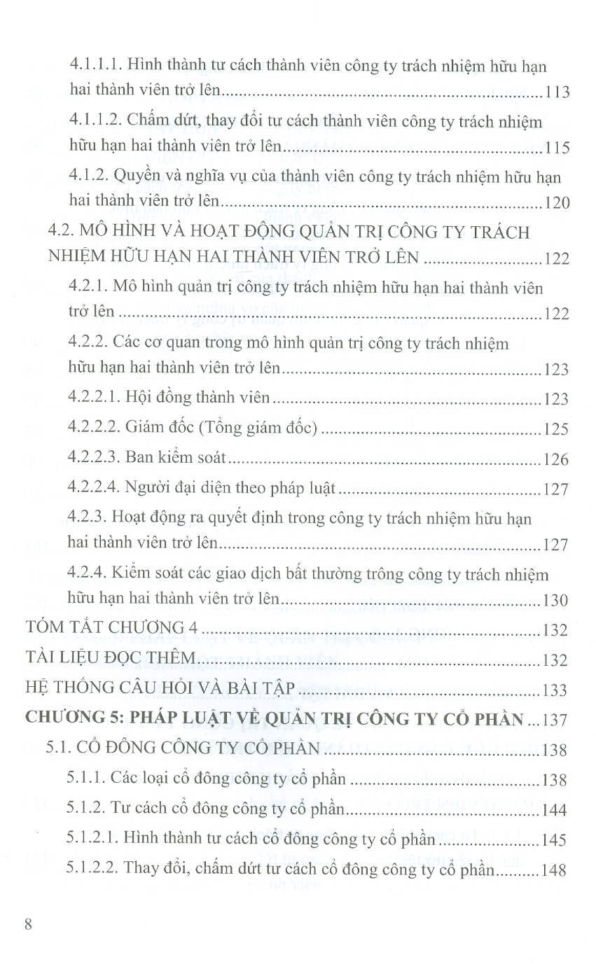 GIÁO TRÌNH PHÁP LUẬT QUẢN TRỊ CÔNG TY
