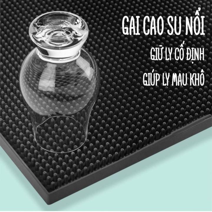 Thảm bar pha chế lót sàn bằng cao su chống tràn - Miếng lót cao su silicon quầy bar đa năng có thể dùng làm bàn trà