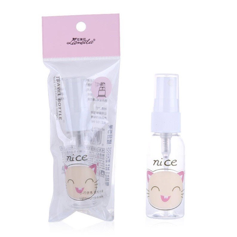 Chai xịt dung dịch phun sương mini 40ml BellaDonna họa tiết cực kỳ dễ thương