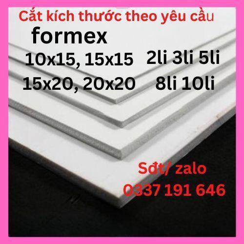 Bìa mô hình Formex 10x15, 15x15, 15x20, 20x20 (2mm 3mm 5mm 8mm 10mm) nguyên liệu làm mô hình handmade, kiến trúc