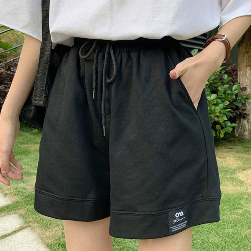 Quần Đùi Unisex Dáng Hàn Mùa Hè Siêu Mát  Quần Short Ống Rộng Cực Dễ Mix Đồ 2 Màu