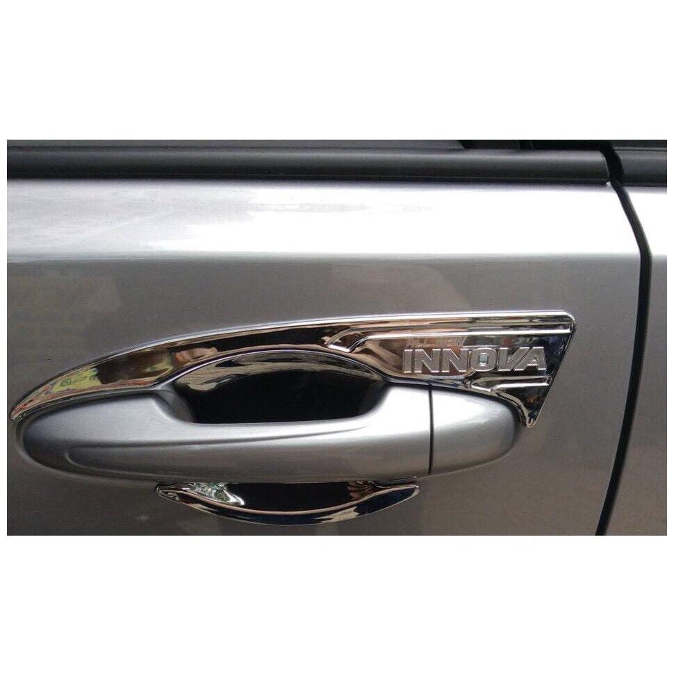 Ốp hõm cửa, tay cửa dành cho xe toyota innova 2017- 2021