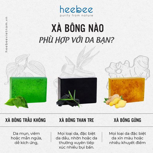 Xà Bông Trầu Không [Hữu Cơ Cao Cấp] - Trị Mụn Lưng, Kháng Khuẩn, Giảm Viêm Heebee 100gr - An Toàn, Hiệu Quả