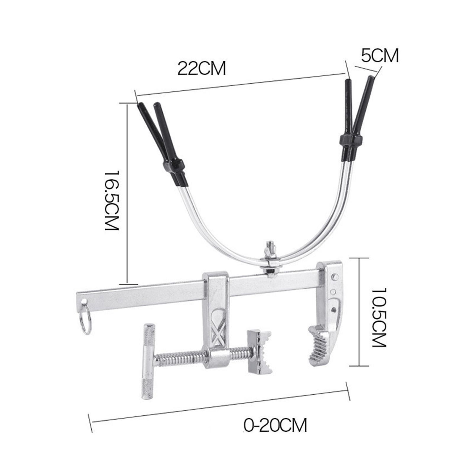 Metal Fishing Rod Bracket Large Angle Adjustment for Fishing Accessories