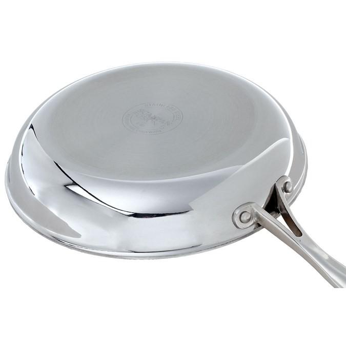 Chảo inox cao cấp Scanpan Fusion 28cm 74002800, đúc liền thân đáy 5 lớp, dùng bếp từ, an toàn máy rửa bát