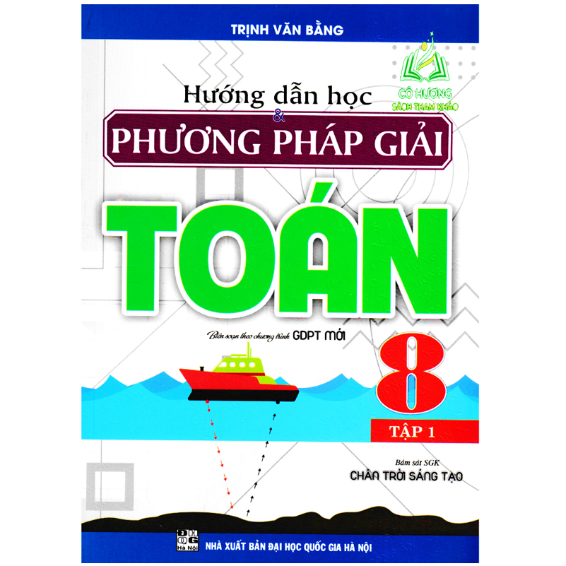 Sách - Combo Hướng dẫn học và phương pháp giải toán 8 tập 1 + 2