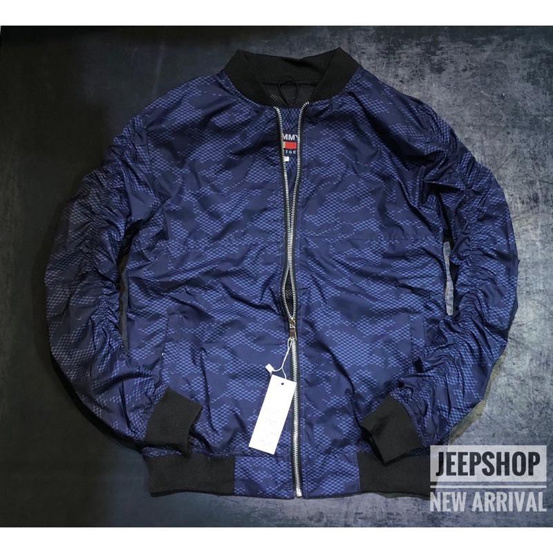 Áo khoác bomber dù phong cách Retro - Ngụy trang