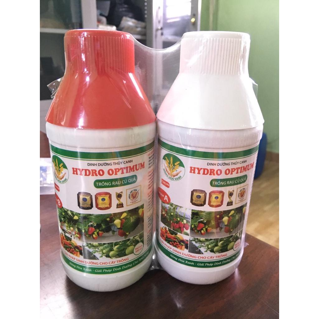 HYDRO OPTIMUM F - SẢN PHẨM THỦY CANH DUNG CHO RAU CỦ QUẢ – BỘ 2 CHAI, 0,5 LÍT/CHAI