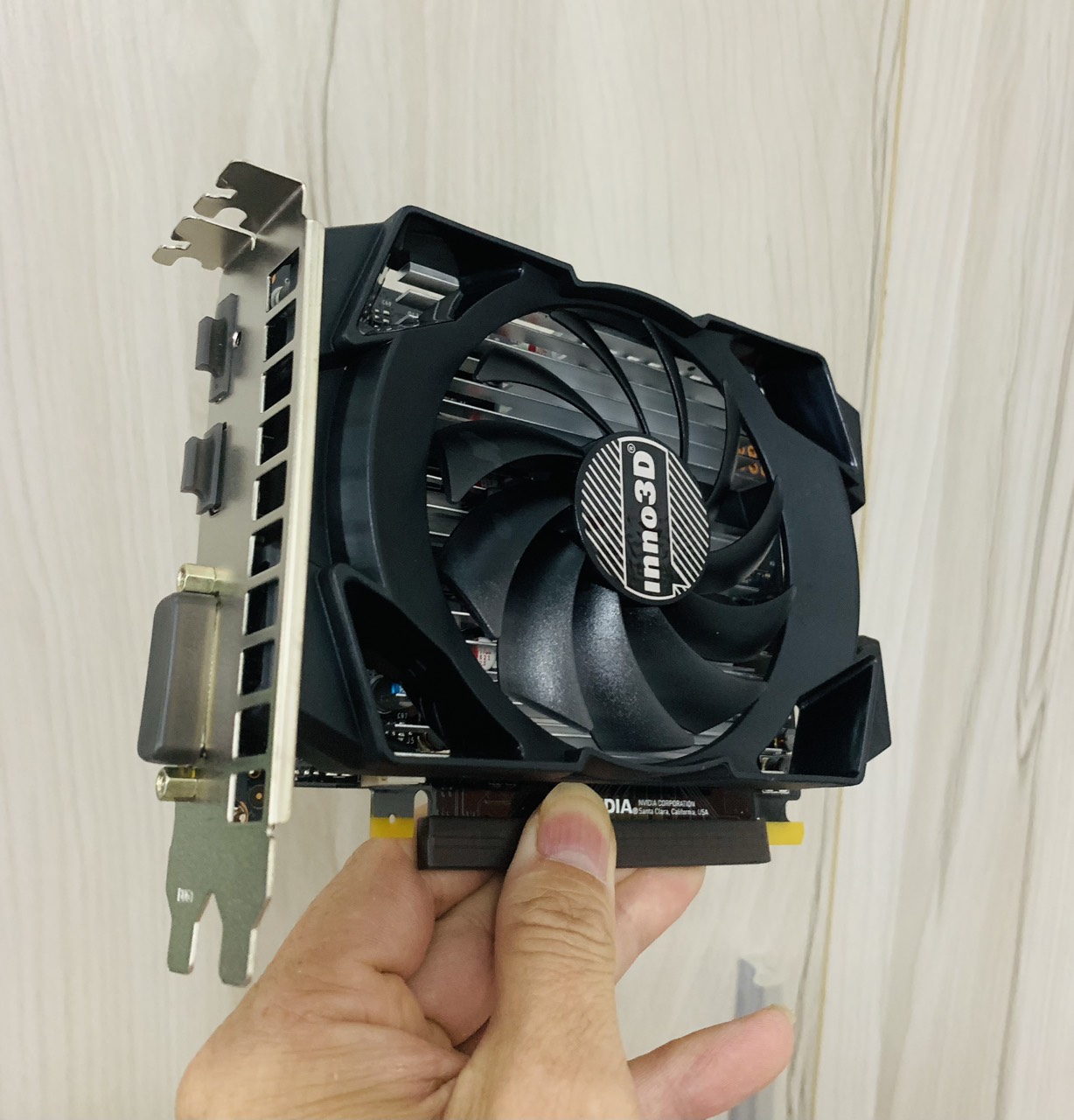 VGA (Cạc màn hình) VGA INNO3D GeForce GTX 1050 Ti Compact 4GB/1FAN (HÀNG CHÍNH HÃNG)