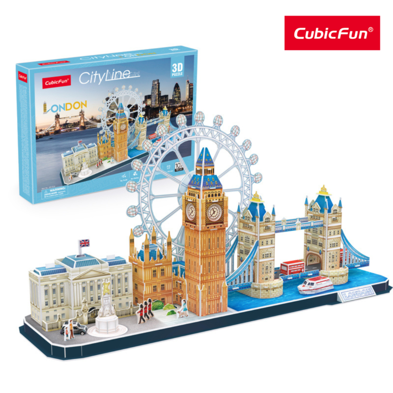 Đồ Chơi CUBIC FUN Trẻ Em Xếp Hình 3D: Thành Phố London MC253H