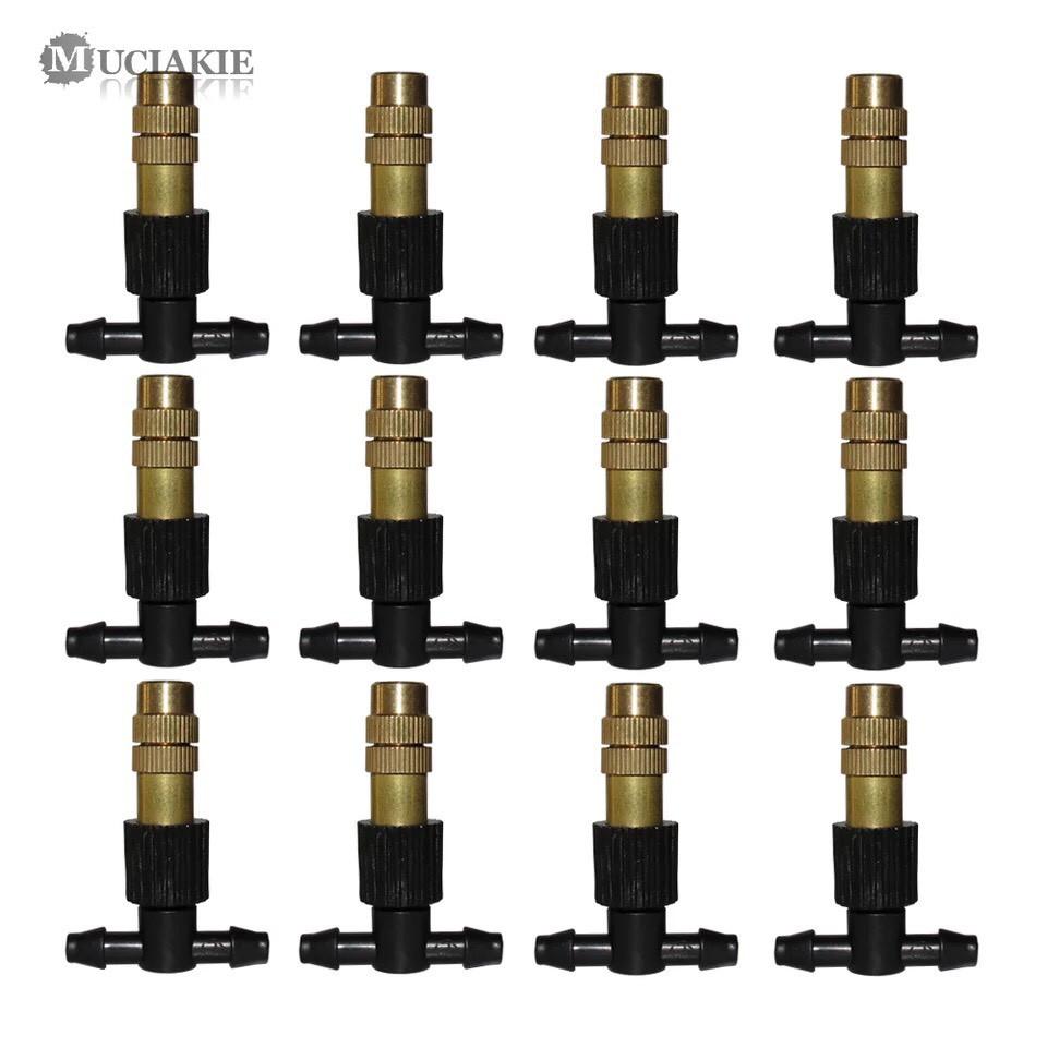 Bộ KIT Phun Sương Tưới Cây Tự Động gồm 10 Béc Bằng Đồng Cao Cấp kèm 15m Dây và đầy đủ phụ kiện