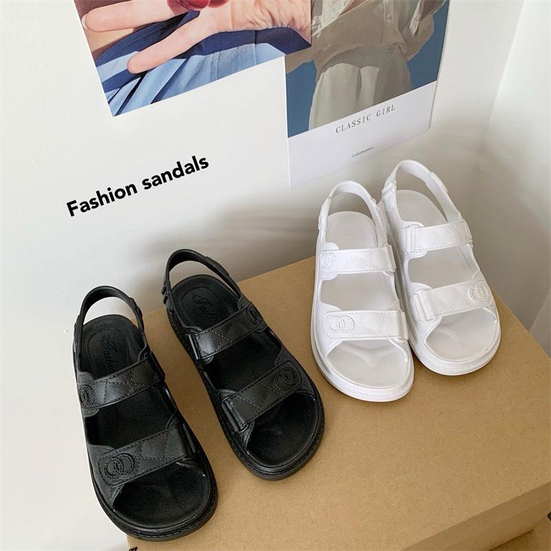 Chuẩn size Dép Sandal Quai Hậu Nhựa 2 Quai Ngang Đi Trời Mưa Thoải Mái G162