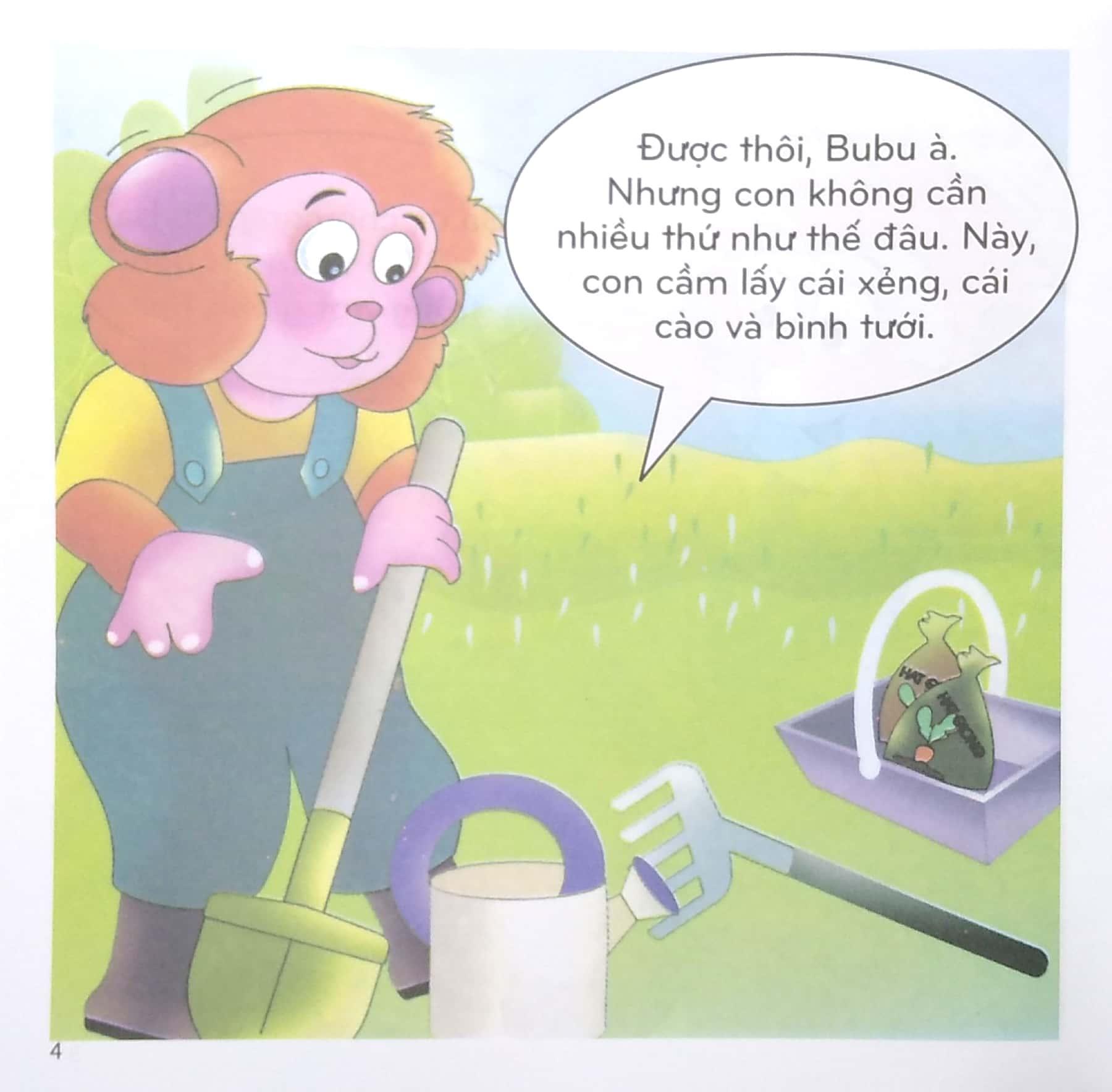 Bé Học Lễ Giáo - Bubu Tập 20: Tập Trồng Cây (Tái Bản 2022)