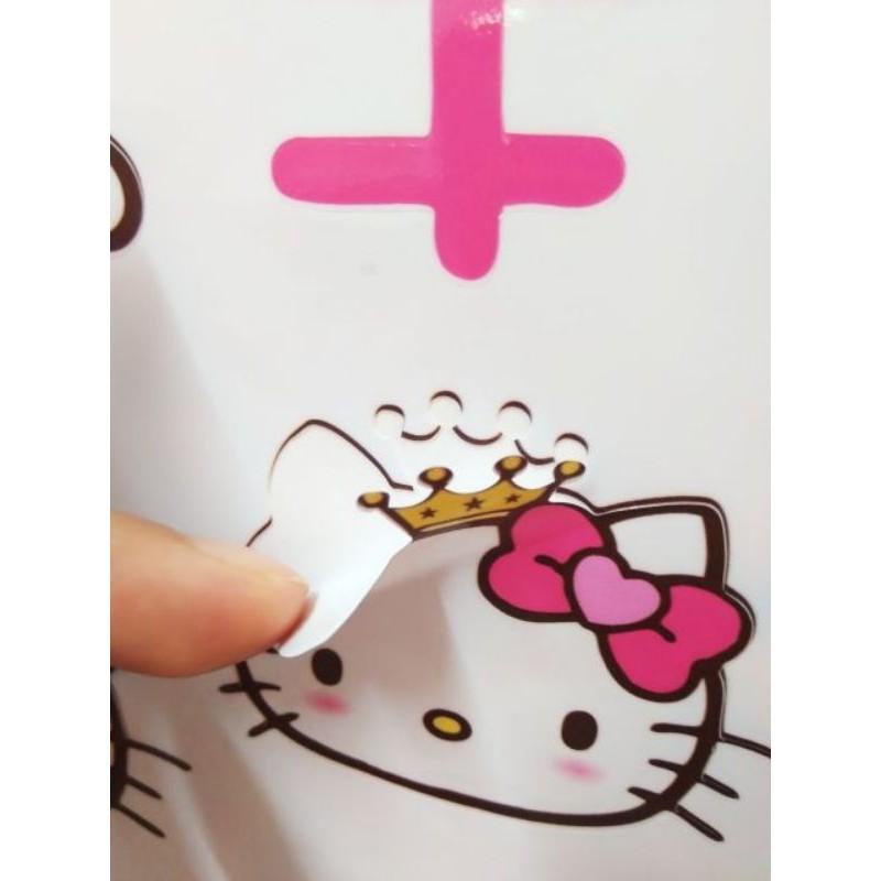 DECAL DÁN Ổ ĐIỆN/NÓN/ĐỒ DÙNG KITTY HOUSE