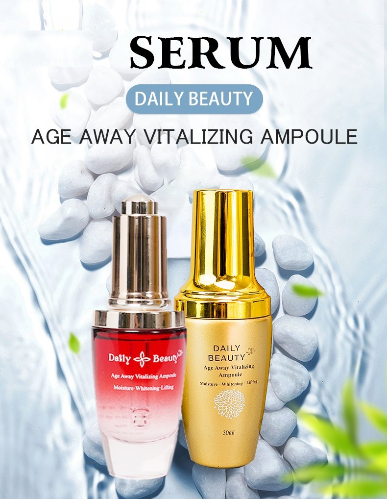 Combo 3 hộp Serum Daily Beauty Age Away Vitalizing Ampoule Đánh Thức Thanh Xuân sản phẩm nhập khẩu chính ngạch Hàn Quốc