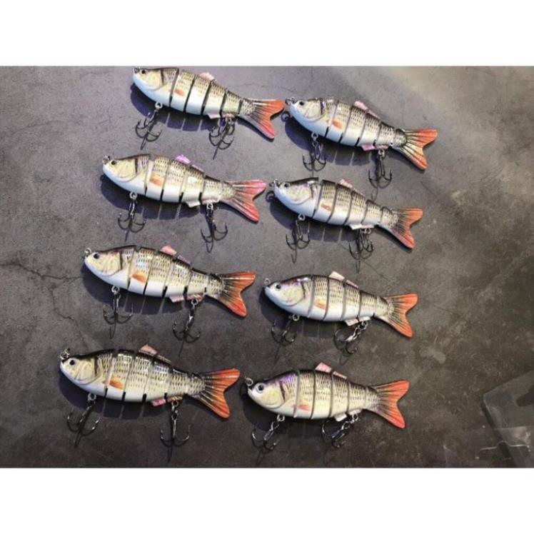 Mồi Cá Giả 6 khúc Câu Lure