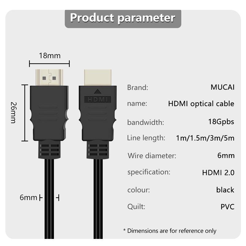 Dây cáp Hdmi 4k 2k 1080P 1.5m tốc độ cao chuyên dùng