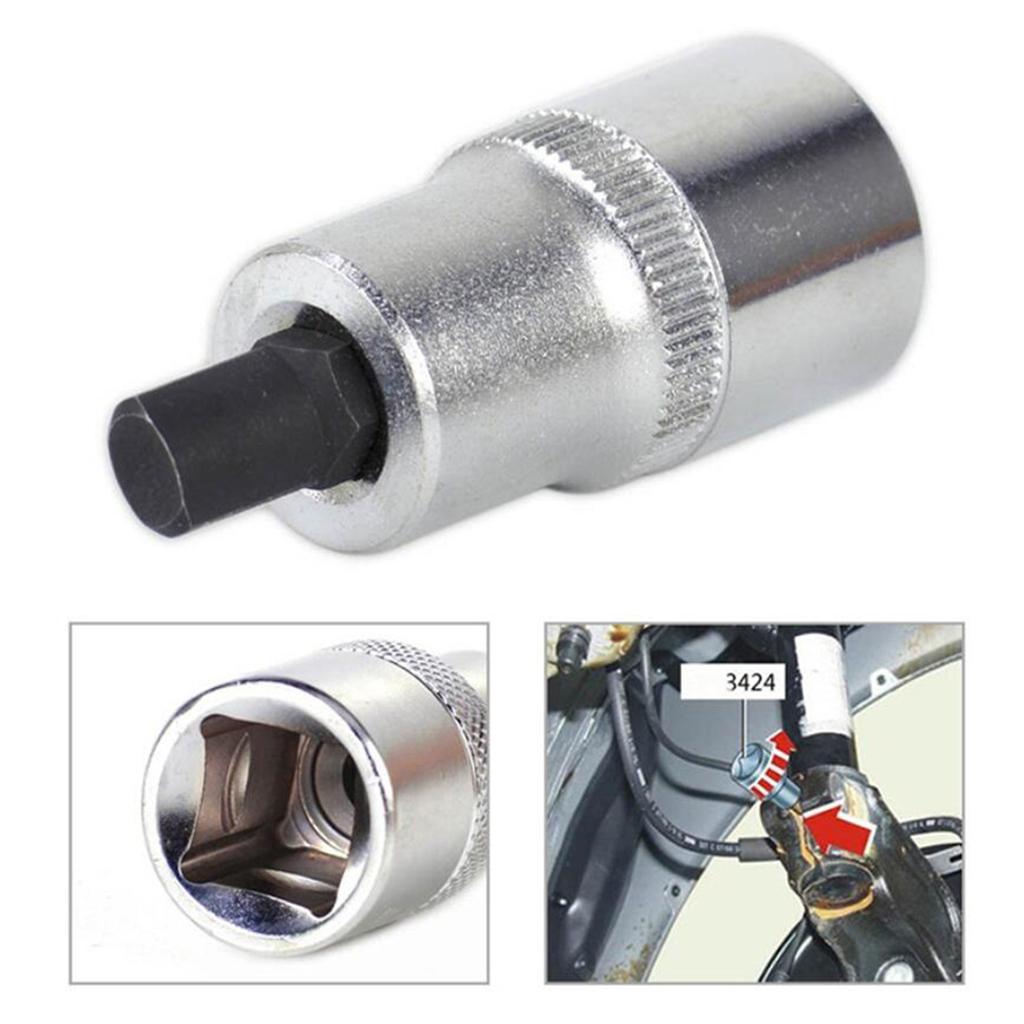 Socket Wrench, Socket Wrench Insert / Drive Nut 15mm 12.5mm, for Golf