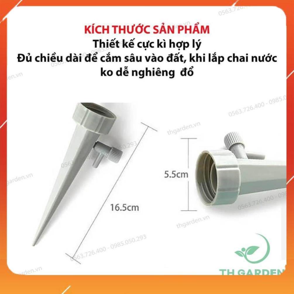 12 VÒI TƯỚI NƯỚC NHỎ GIỌT CHẢY CHẬM TỰ ĐỘNG - Lắp vừa nhiều mẫu chai 208801-1 (lavie, trà xanh 0 độ...)