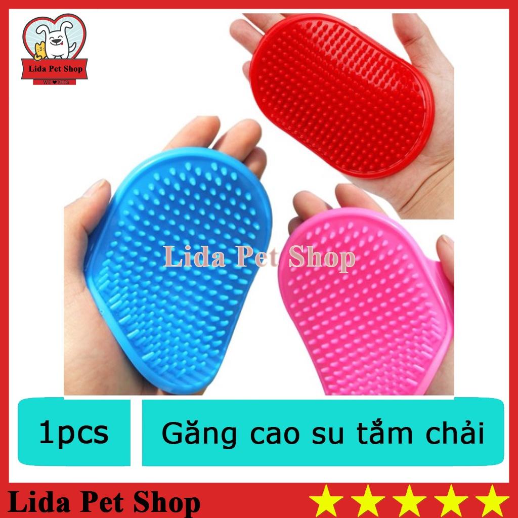 Găng Tay Tắm Cho Chó Mèo - Găng tay mát xa Cho Chó Mèo Hình Bầu Dục Pet-1989