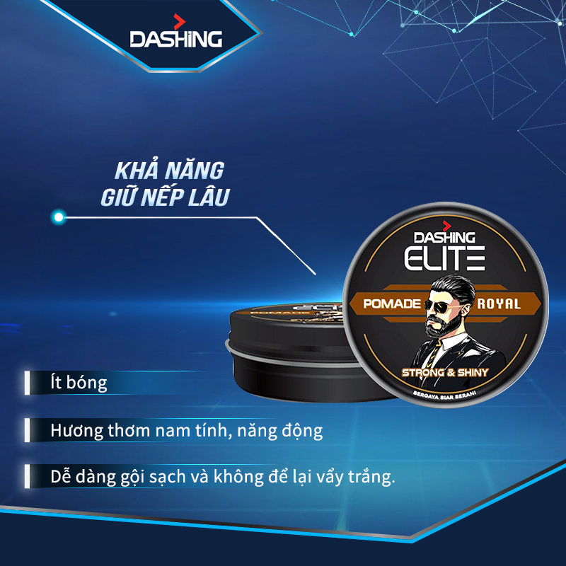 Sáp Vuốt Tóc Dashing Royal 75g